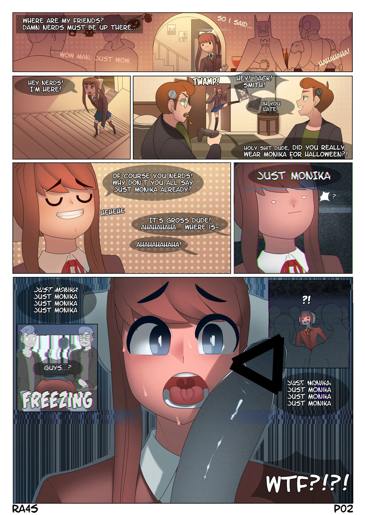 Just Monika! porn comic picture 2
