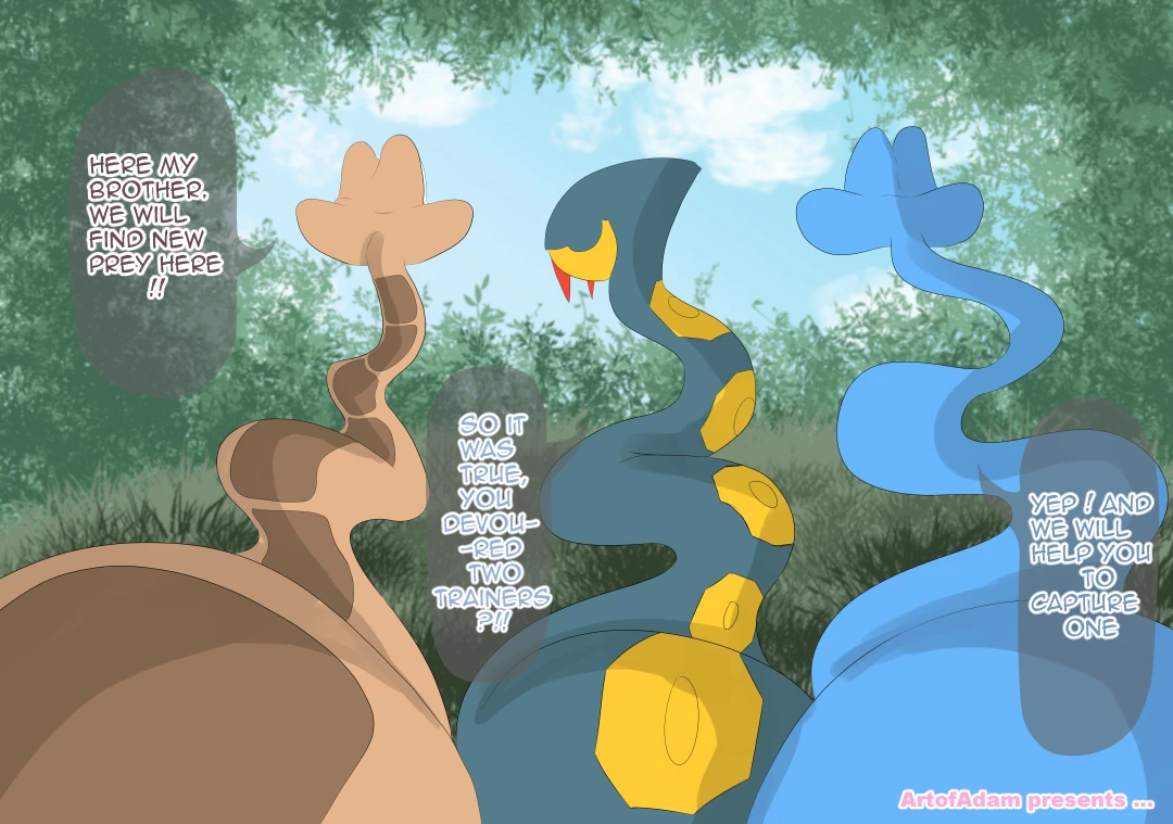 Kaa discovers pokemon trainers Vol.2 porn comic picture 2