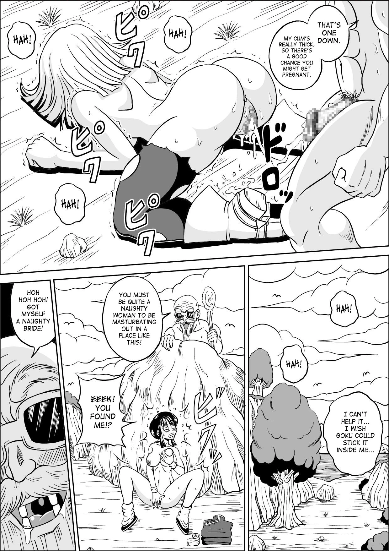 Kame-Sennin no Yabou Kame-Sennin's Ambition porn comic picture 21