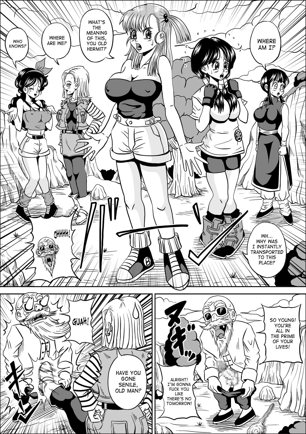 Kame-Sennin no Yabou Kame-Sennin's Ambition porn comic picture 9