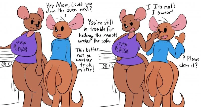 Kanga & Roo Again porn comic picture 2