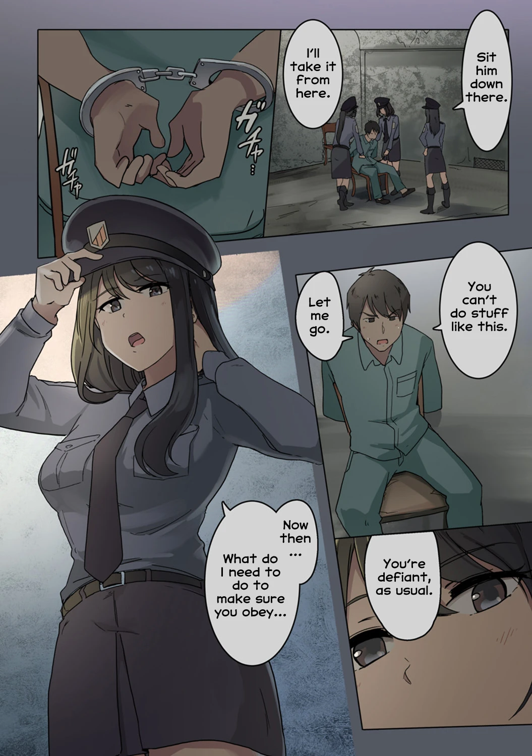 Kangoku Zemi Kanshu ni Zettai Fukujuu o Shiirarete... 2 porn comic picture 5