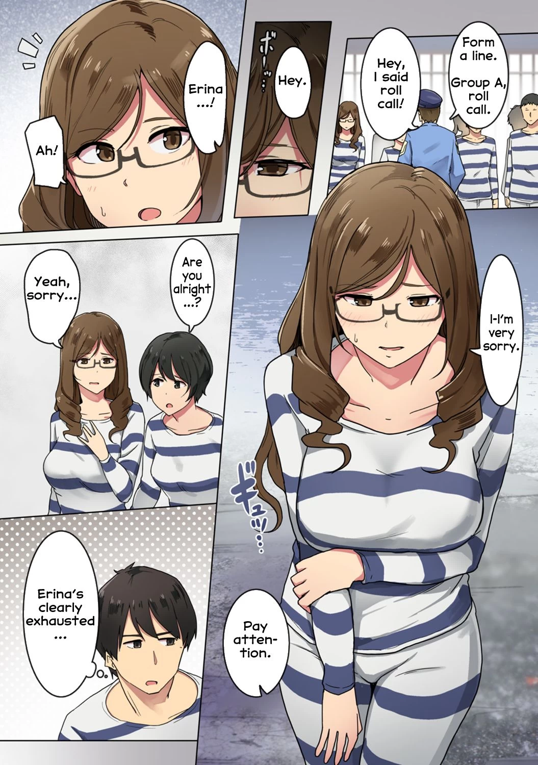 Kangoku Zemi Kanshu ni Zettai Fukujuu o Shiirarete...3 porn comic picture 3