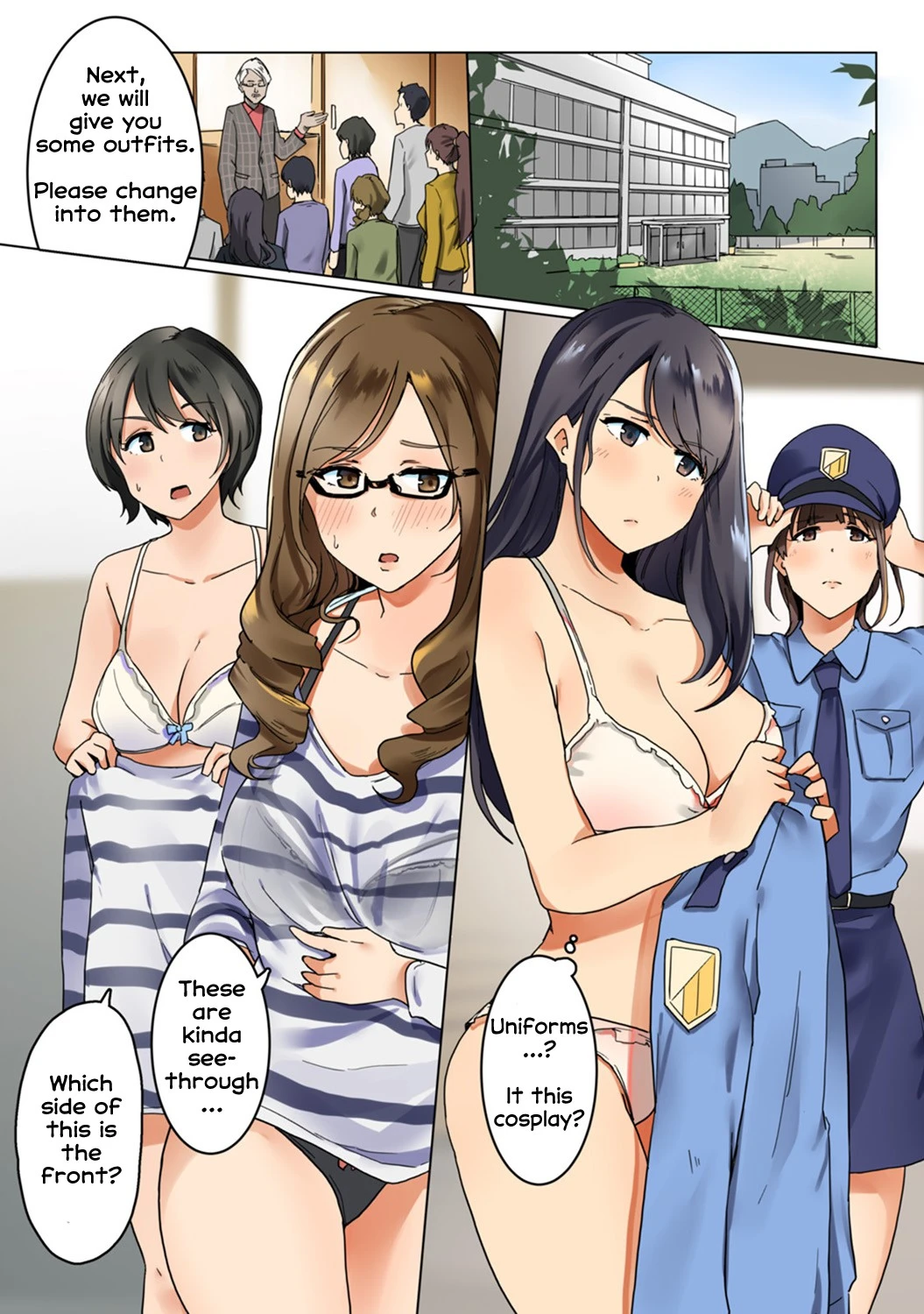 Kangoku Zemi Kanshu ni Zettai Fukujuu o Shiirarete.. porn comic picture 3
