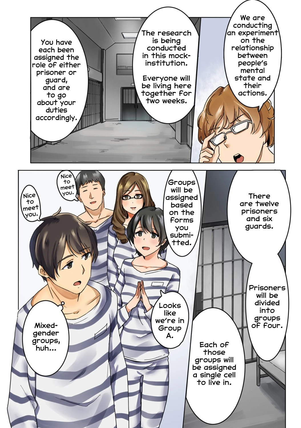 Kangoku Zemi Kanshu ni Zettai Fukujuu o Shiirarete.. porn comic picture 5