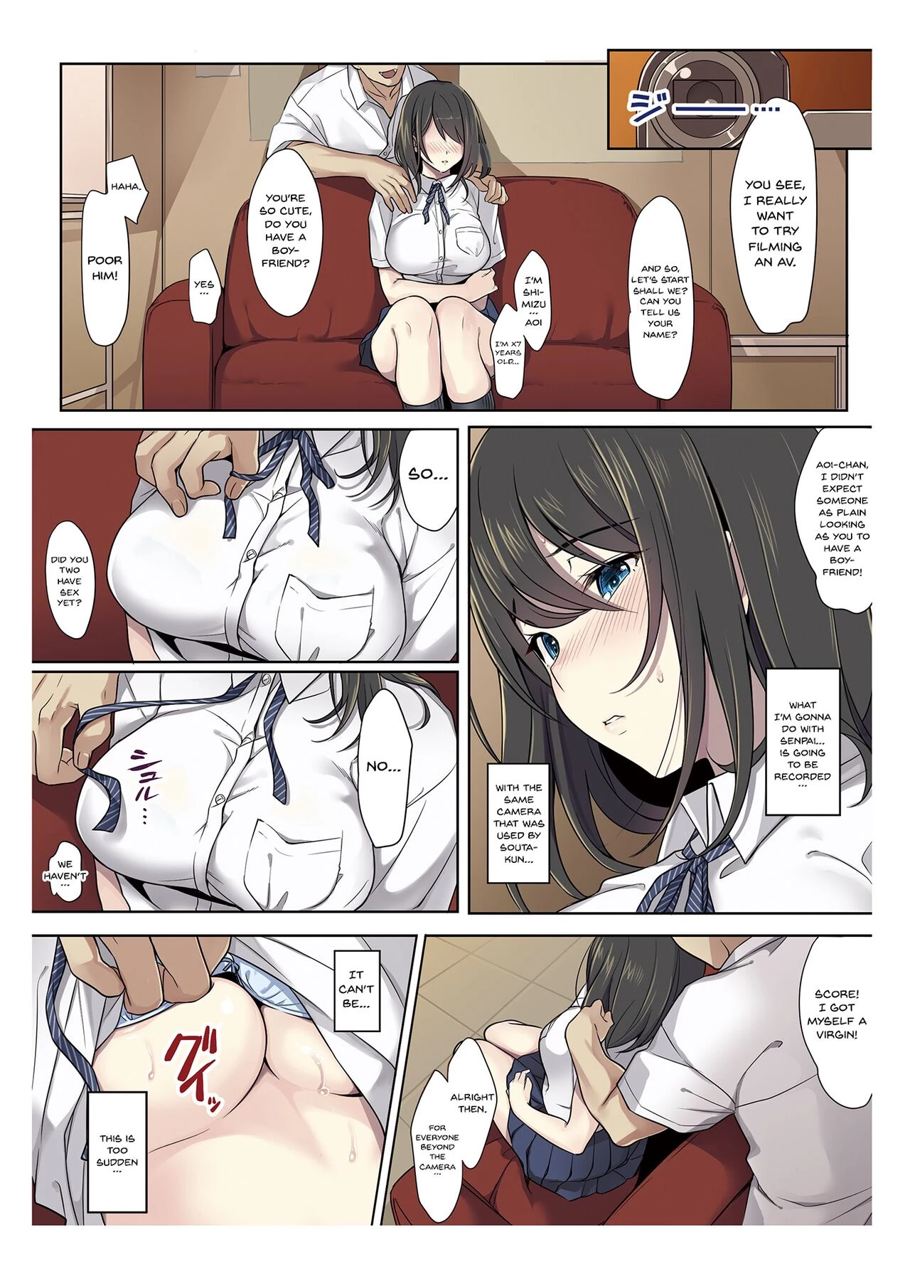 Kanojo no Okashita Ayamachi porn comic picture 12