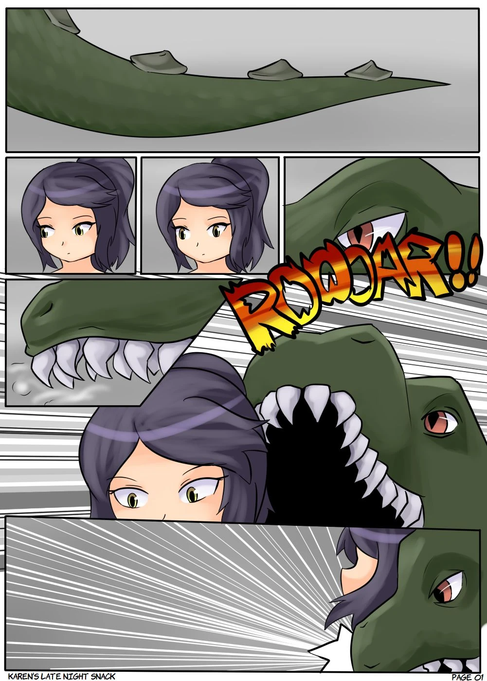 Karen's Late Night Snack porn comic picture 2