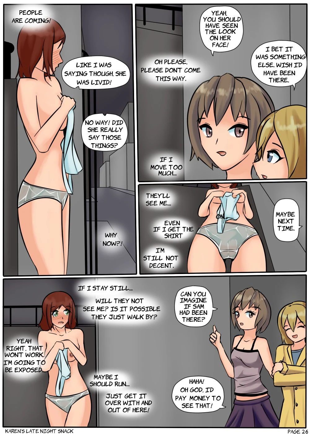 Karen's Late Night Snack porn comic picture 27