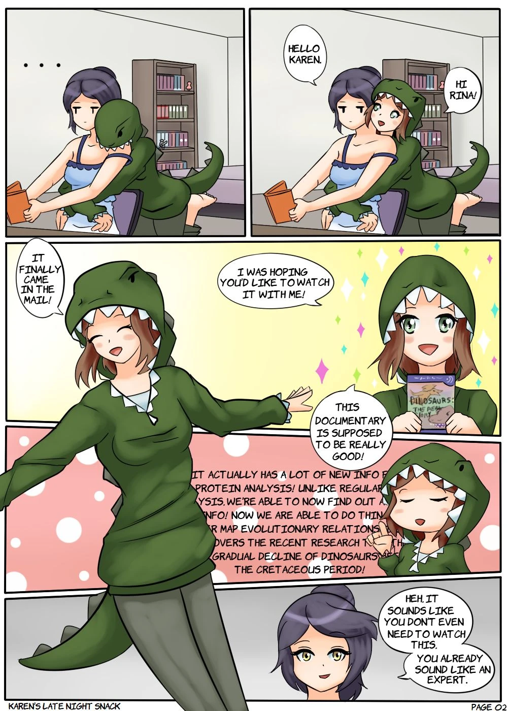 Karen's Late Night Snack porn comic picture 3