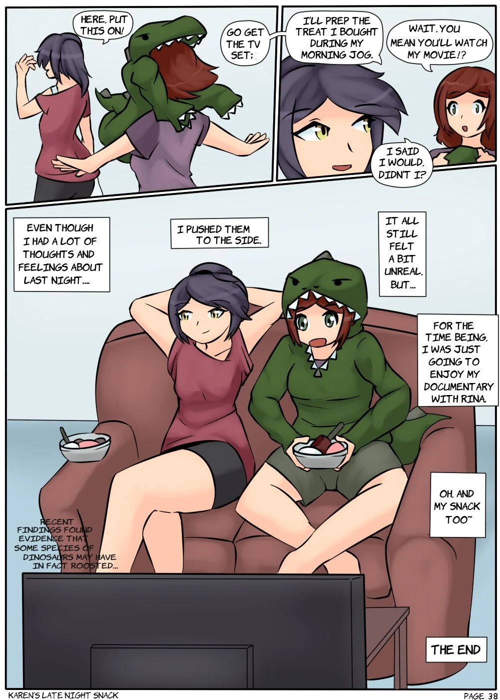 Karen's Late Night Snack porn comic picture 39