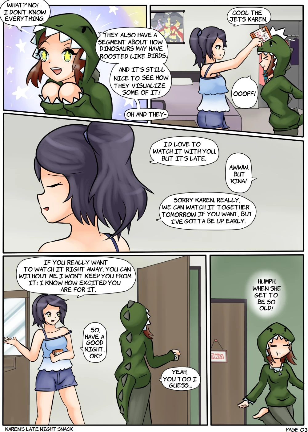 Karen's Late Night Snack porn comic picture 4