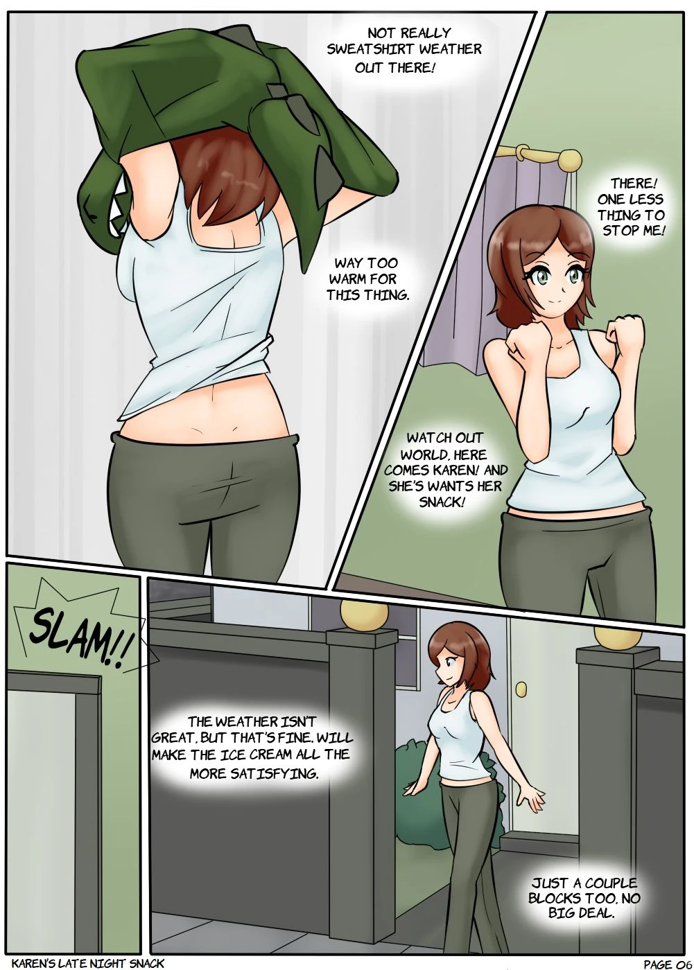 Karen's Late Night Snack porn comic picture 7