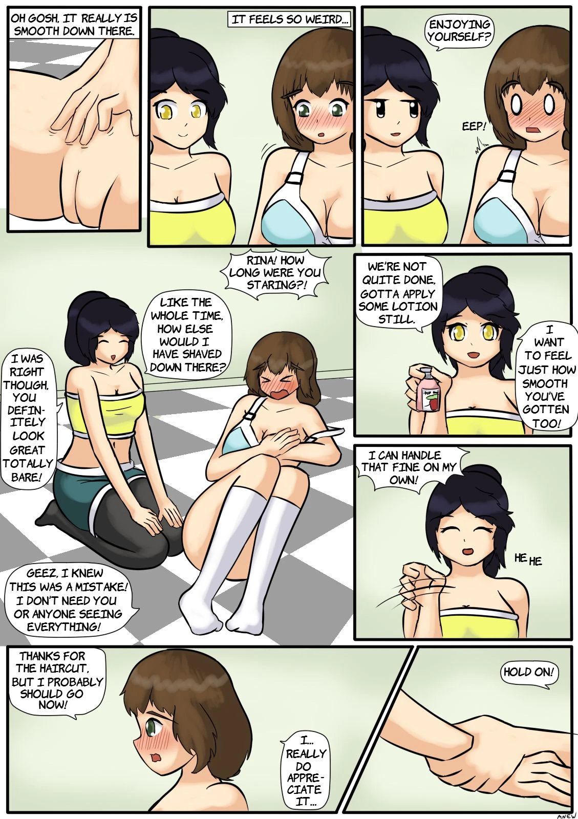 Karen's New Haircut porn comic picture 15