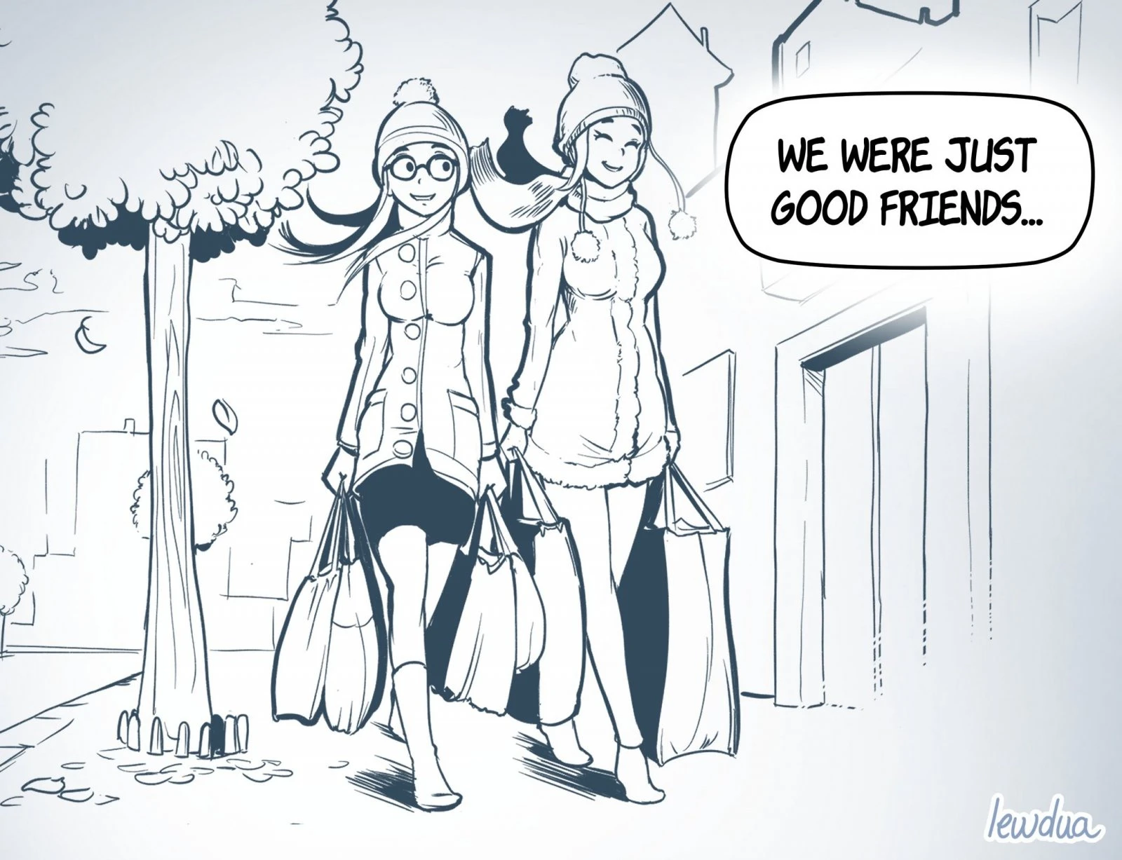 Karen's strapon porn comic picture 14