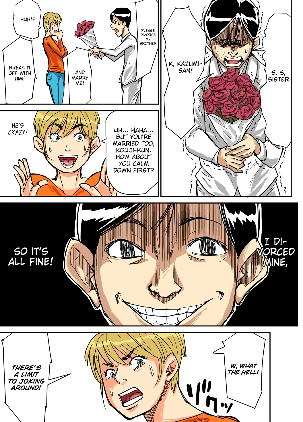 Kazumi to gitei, sono musuko-tachi porn comic picture 19