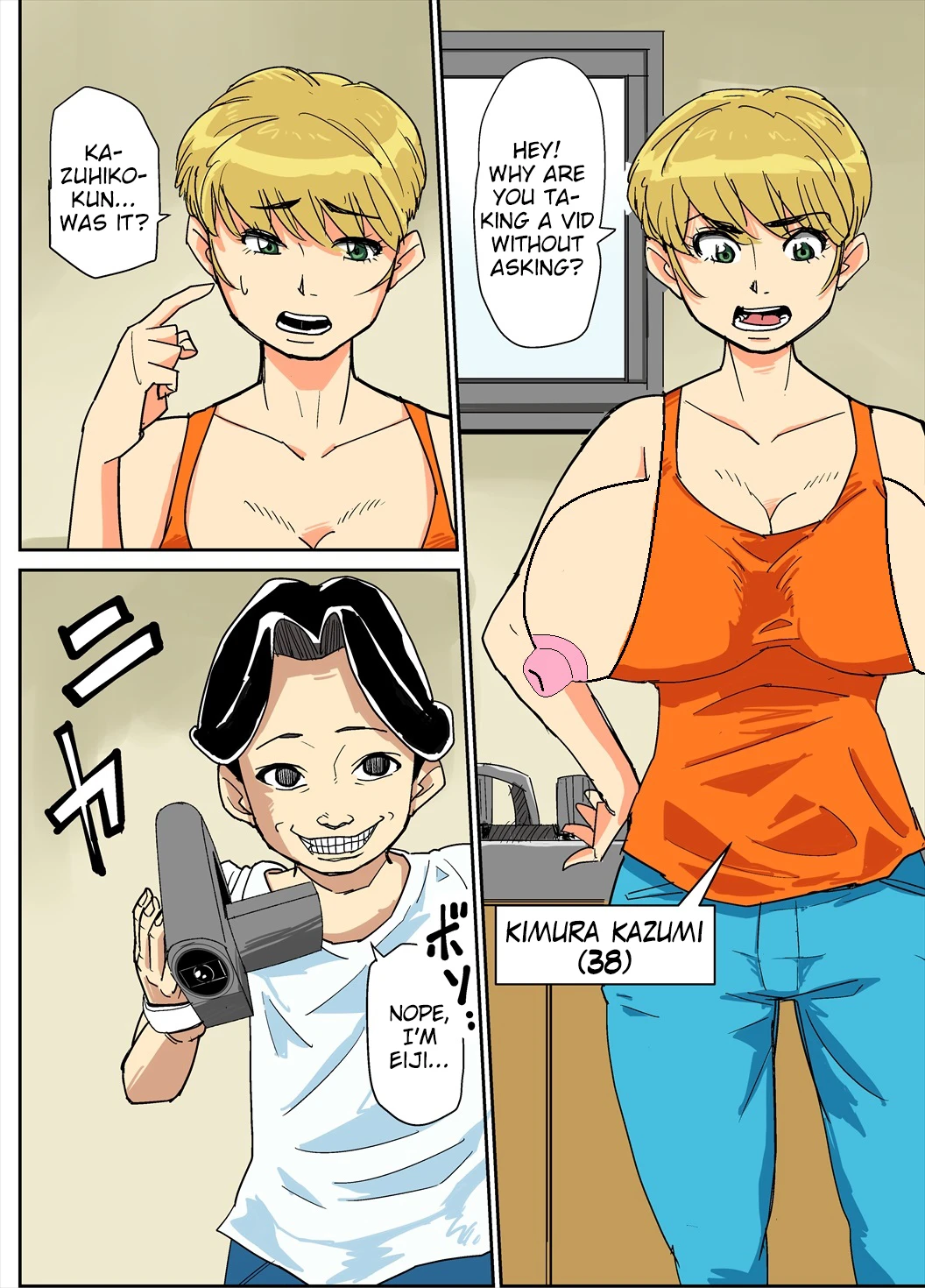 Kazumi to gitei, sono musuko-tachi porn comic picture 2