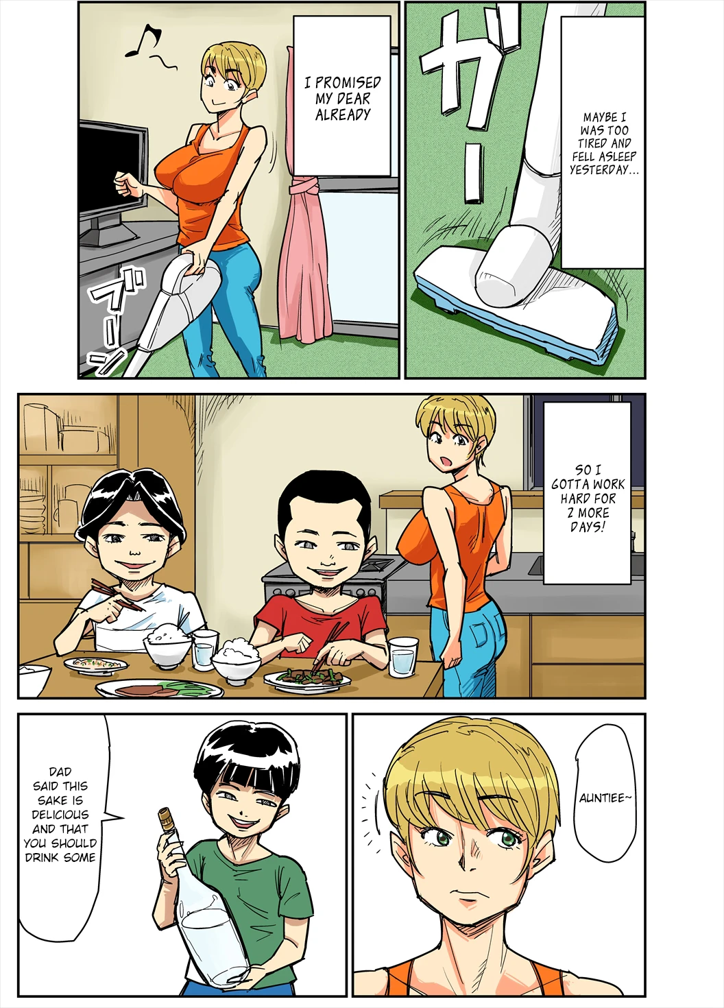 Kazumi to gitei, sono musuko-tachi porn comic picture 27