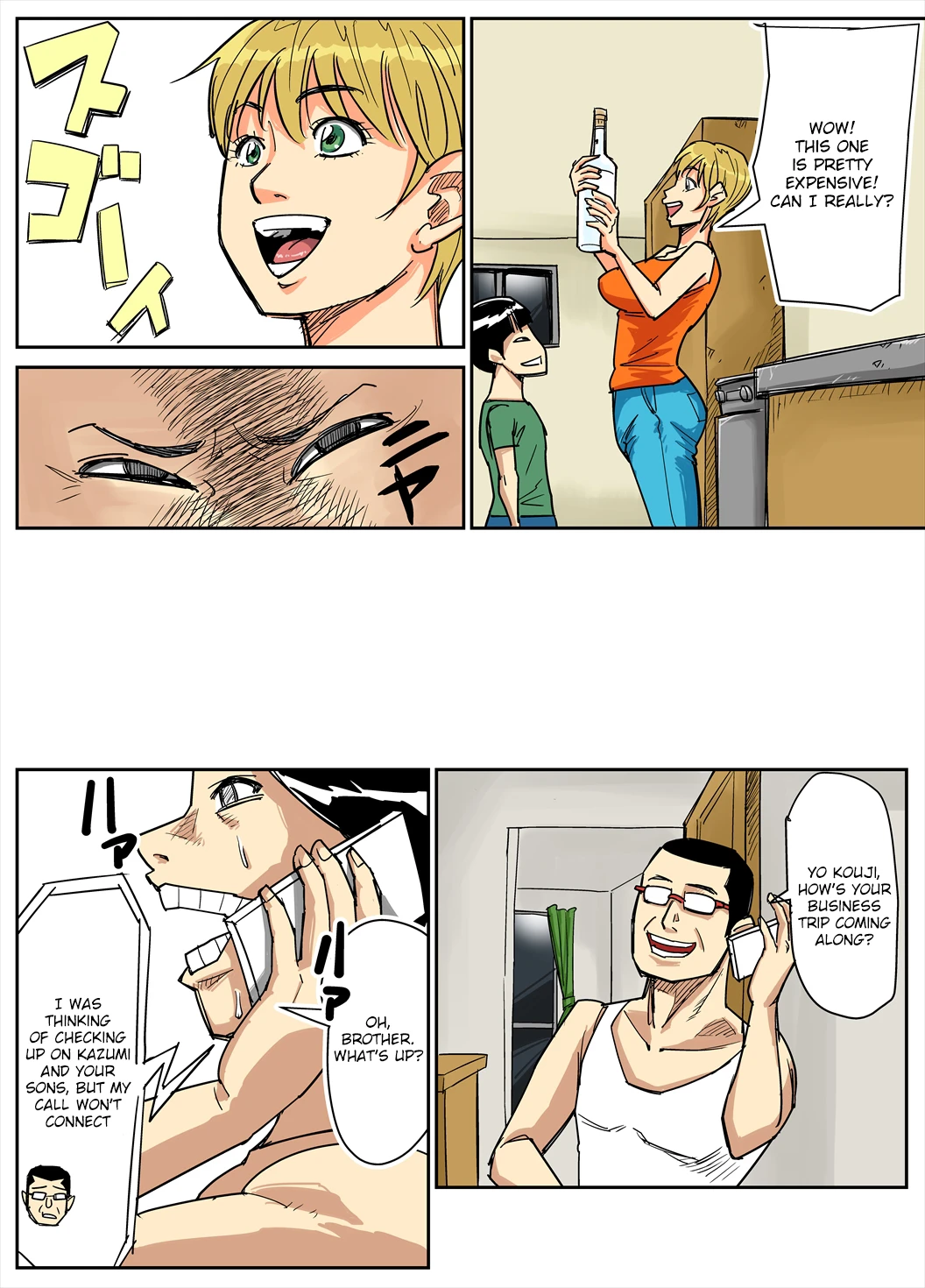 Kazumi to gitei, sono musuko-tachi porn comic picture 28