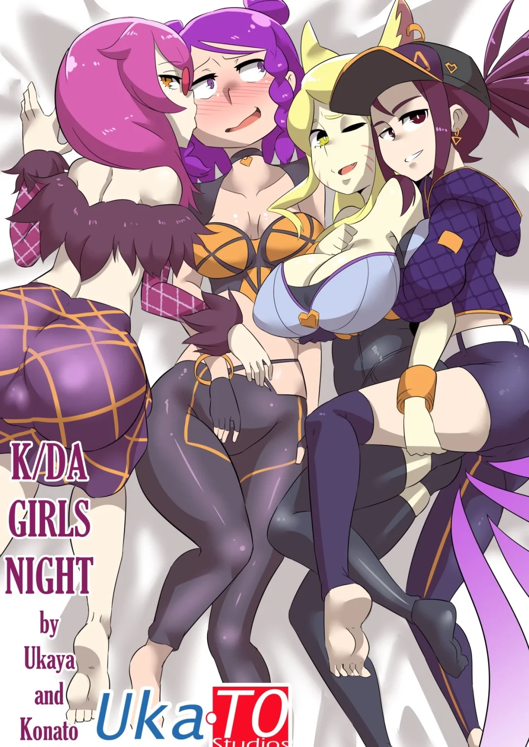 KDA Girls Night porn comic picture 1
