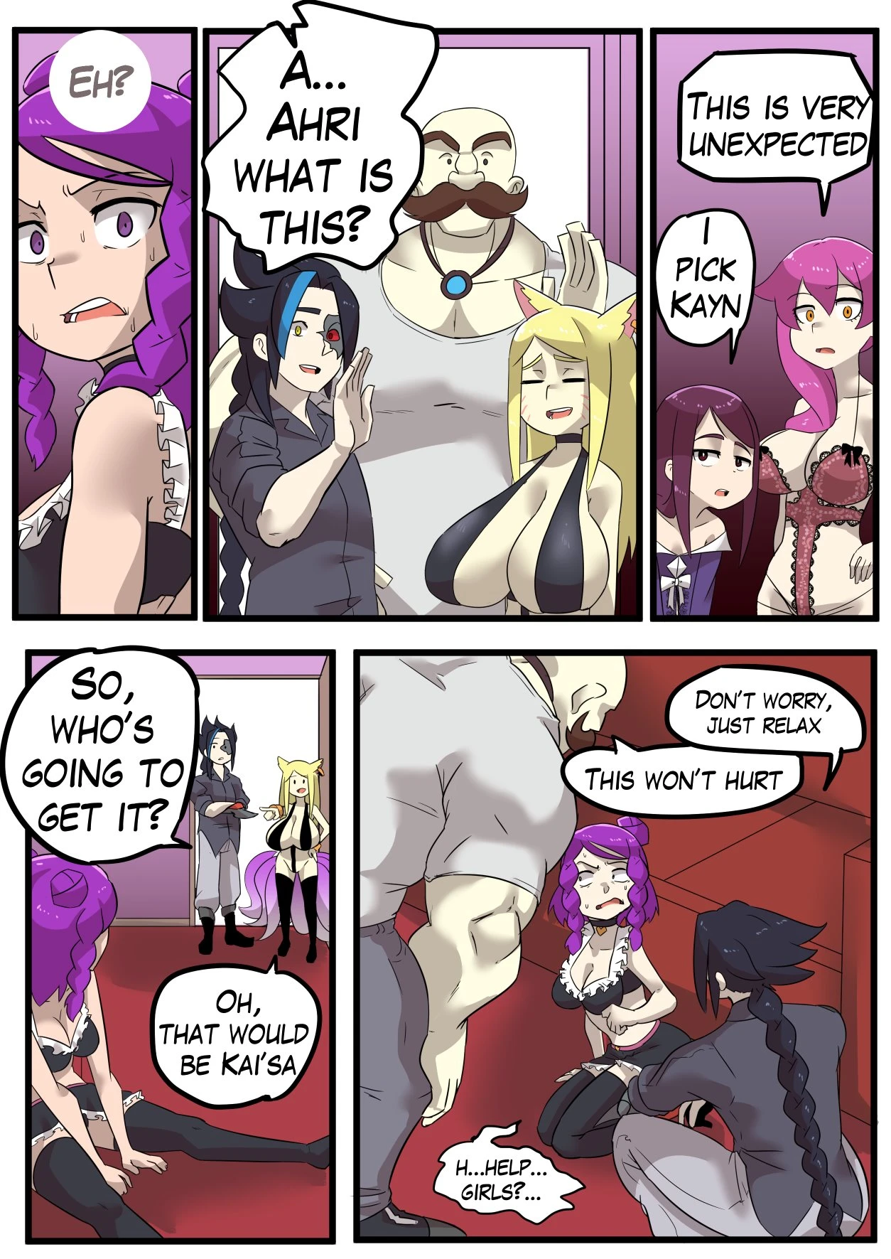 KDA Girls Night porn comic picture 13
