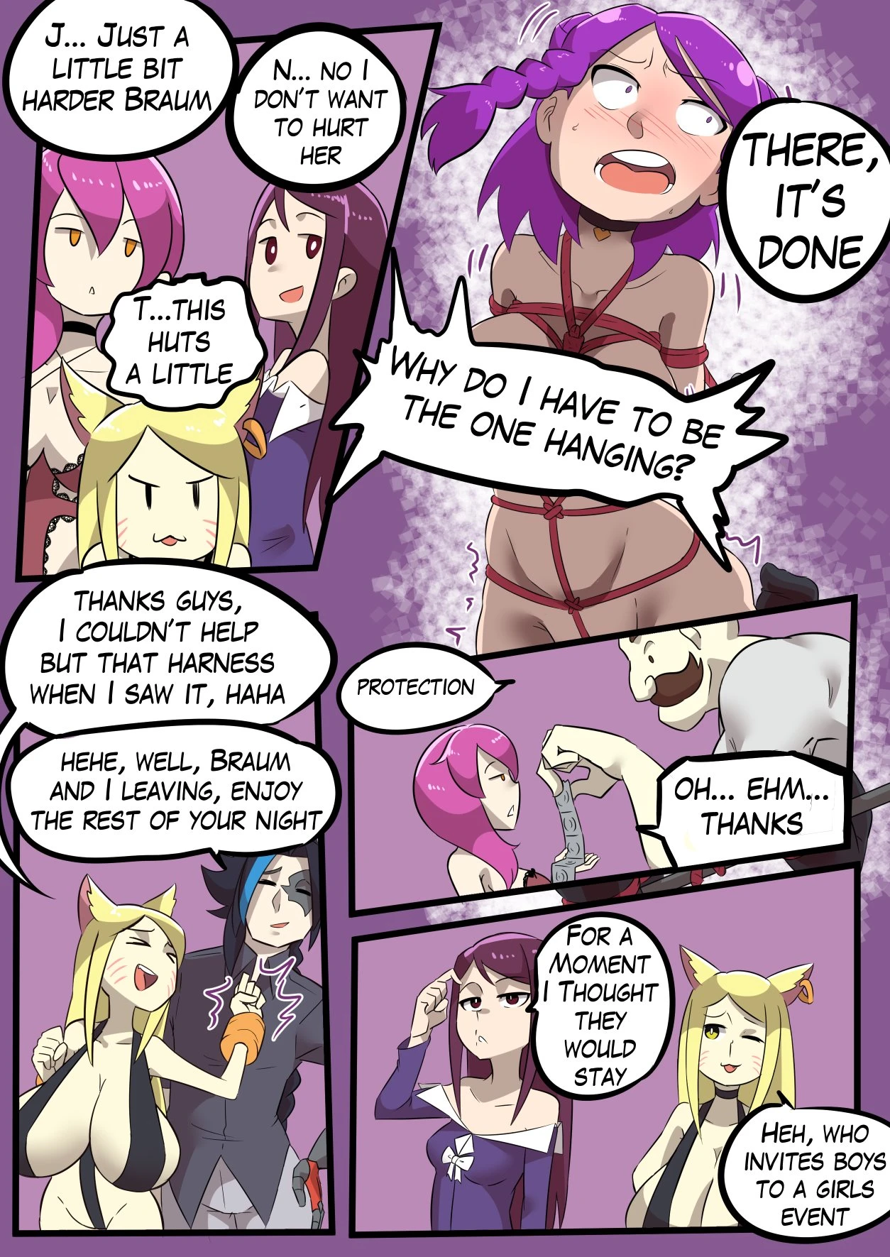 KDA Girls Night porn comic picture 14