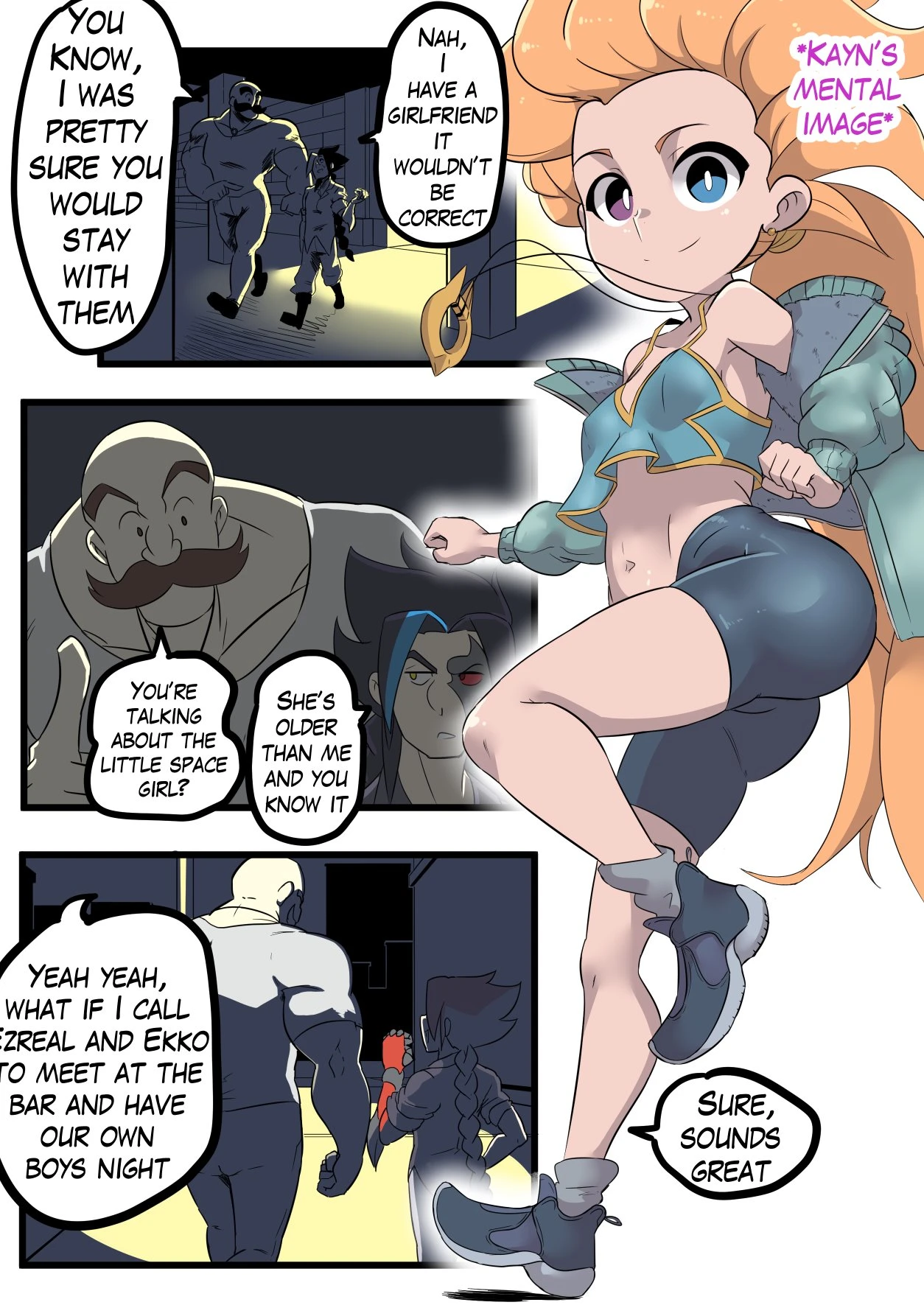 KDA Girls Night porn comic picture 15