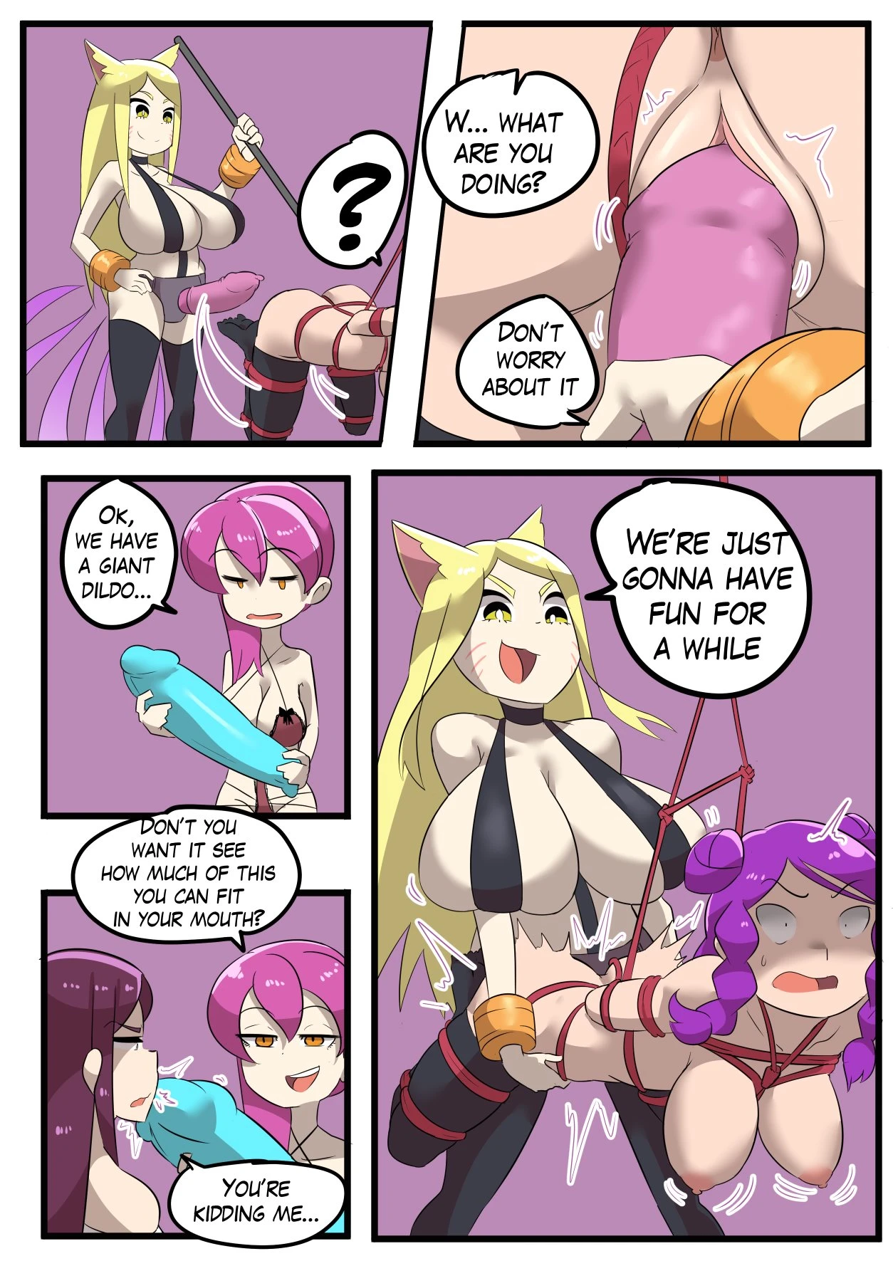 KDA Girls Night porn comic picture 17