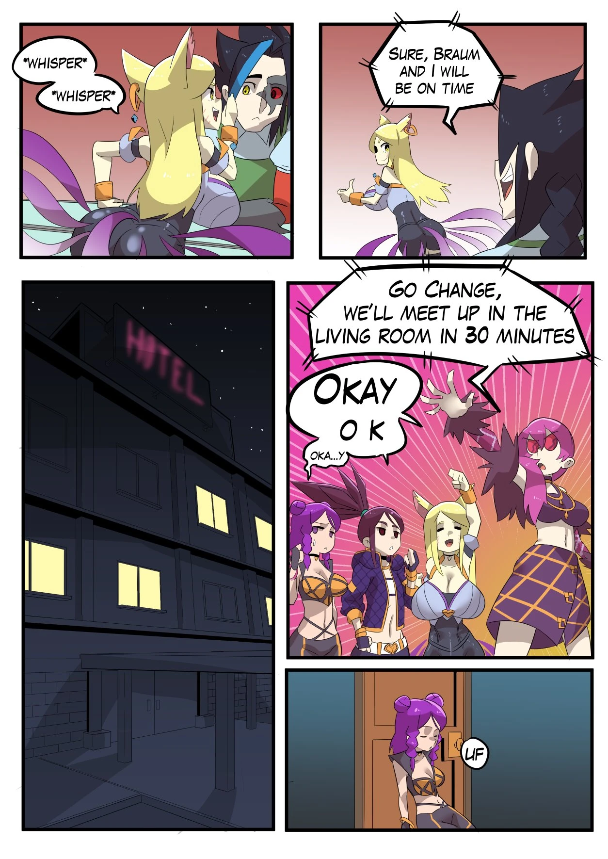 KDA Girls Night porn comic picture 5
