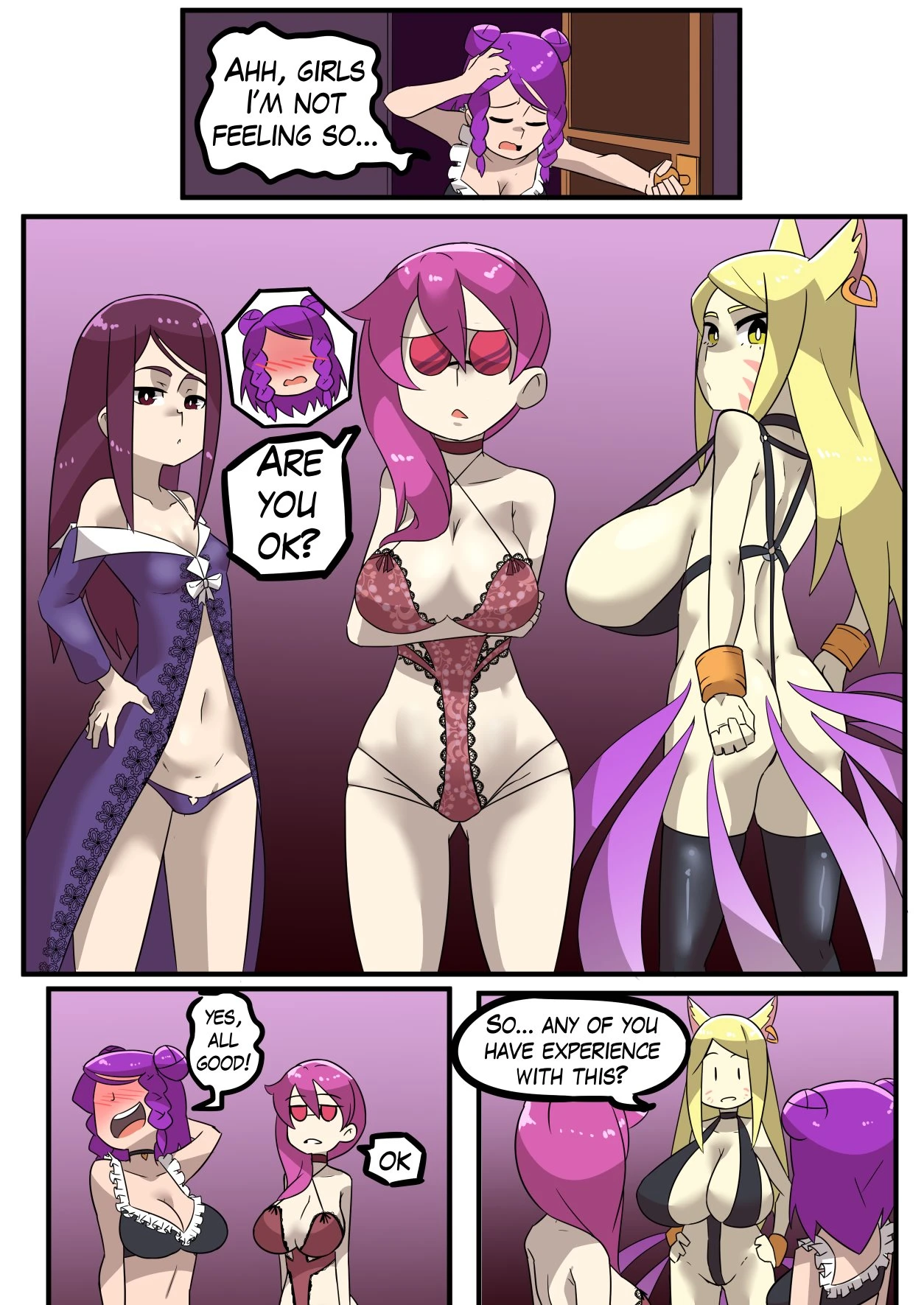 KDA Girls Night porn comic picture 7