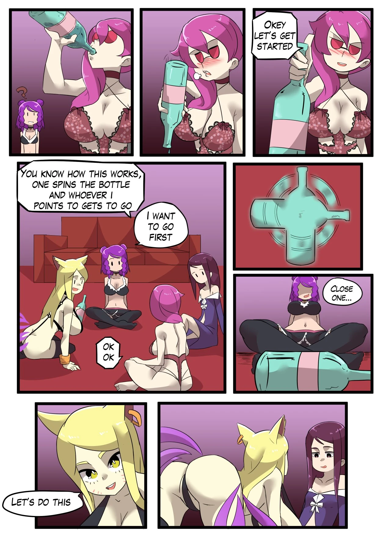 KDA Girls Night porn comic picture 9