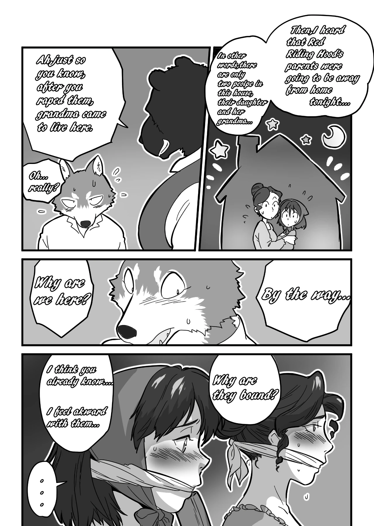 Kemohono Red Riding Hood 2 porn comic picture 14