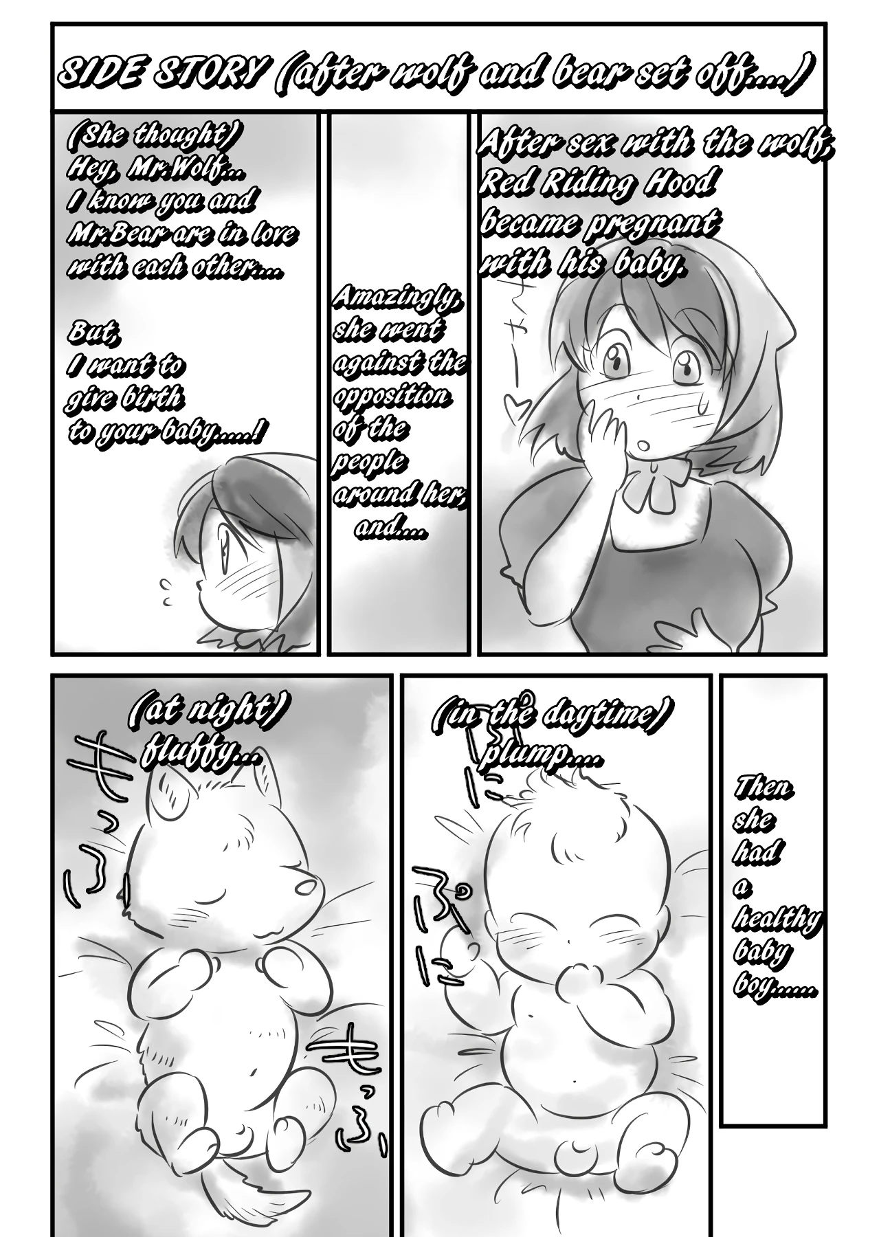 Kemohono Red Riding Hood 2 porn comic picture 69