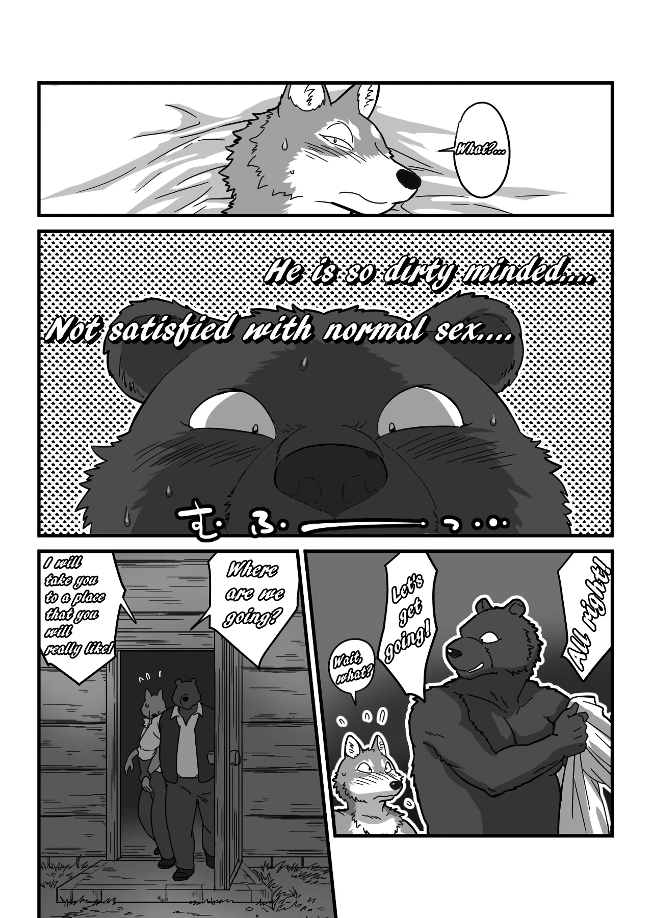 Kemohono Red Riding Hood 2 porn comic picture 9