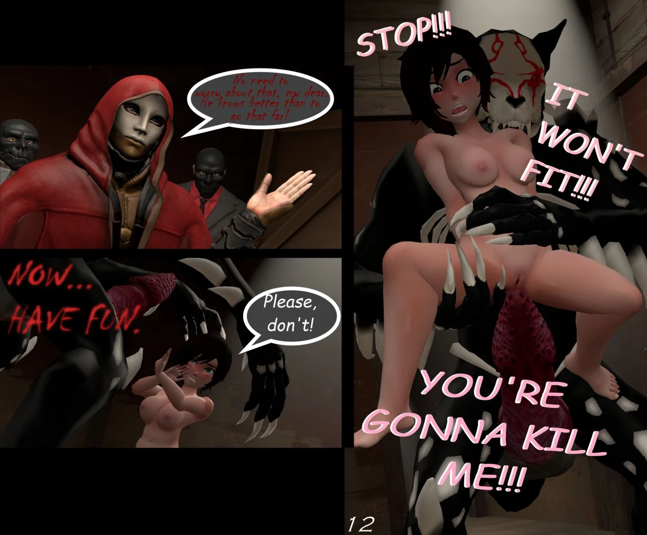 Kidnapped porn comic picture 13