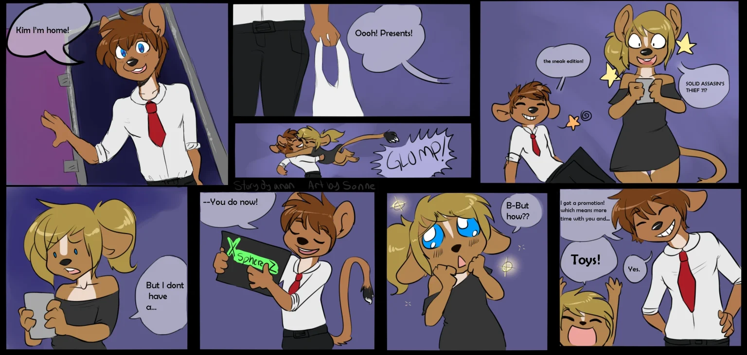 Kim and David porn comic picture 1