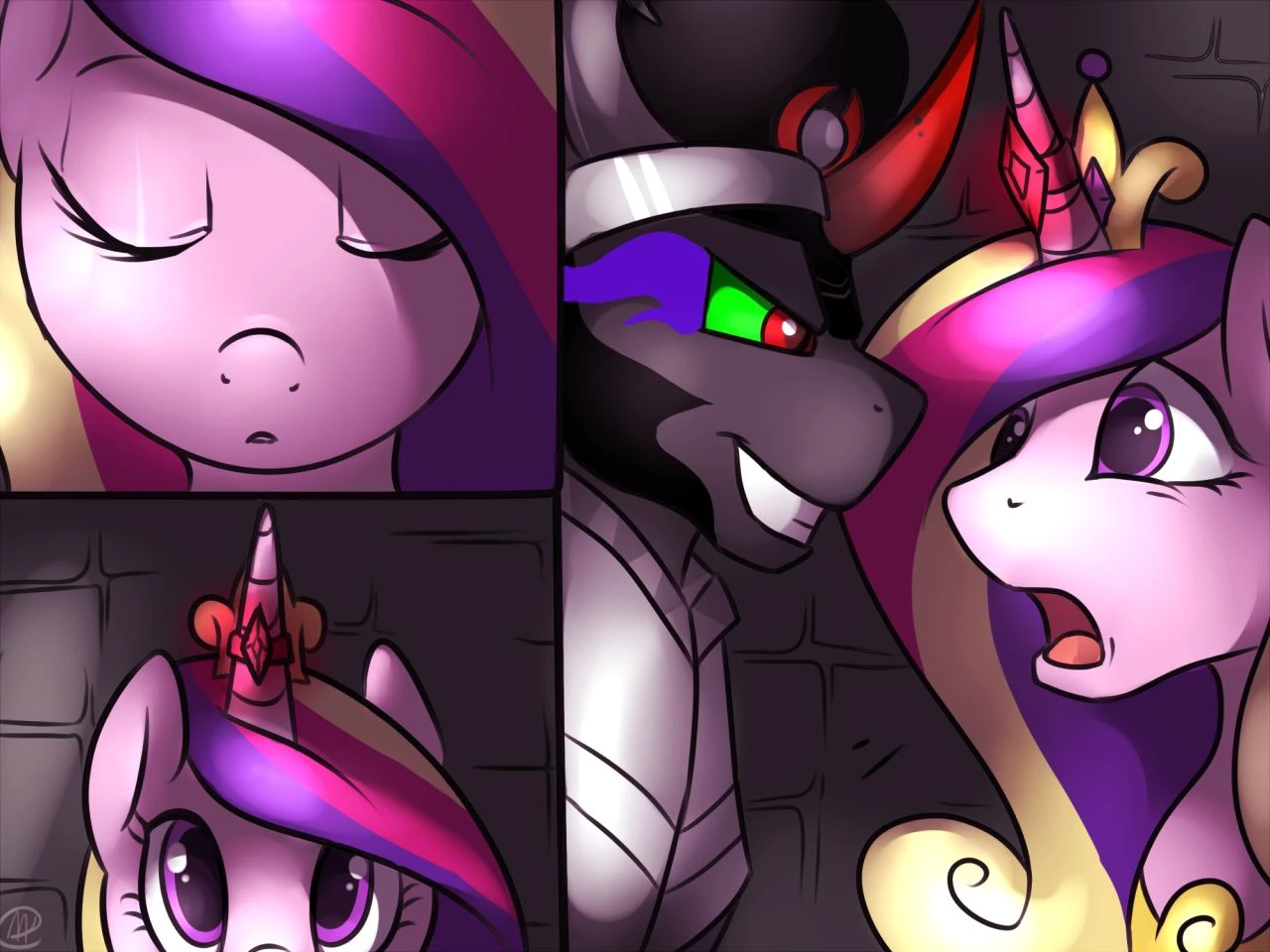 King sombra rapes candace porn comic picture 1