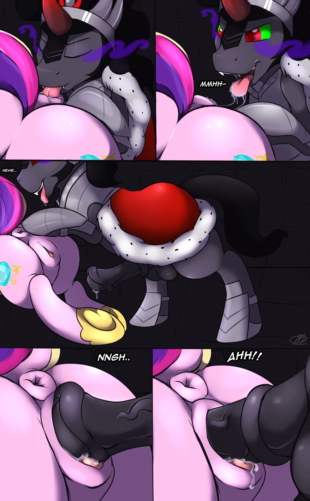King sombra rapes candace porn comic picture 3