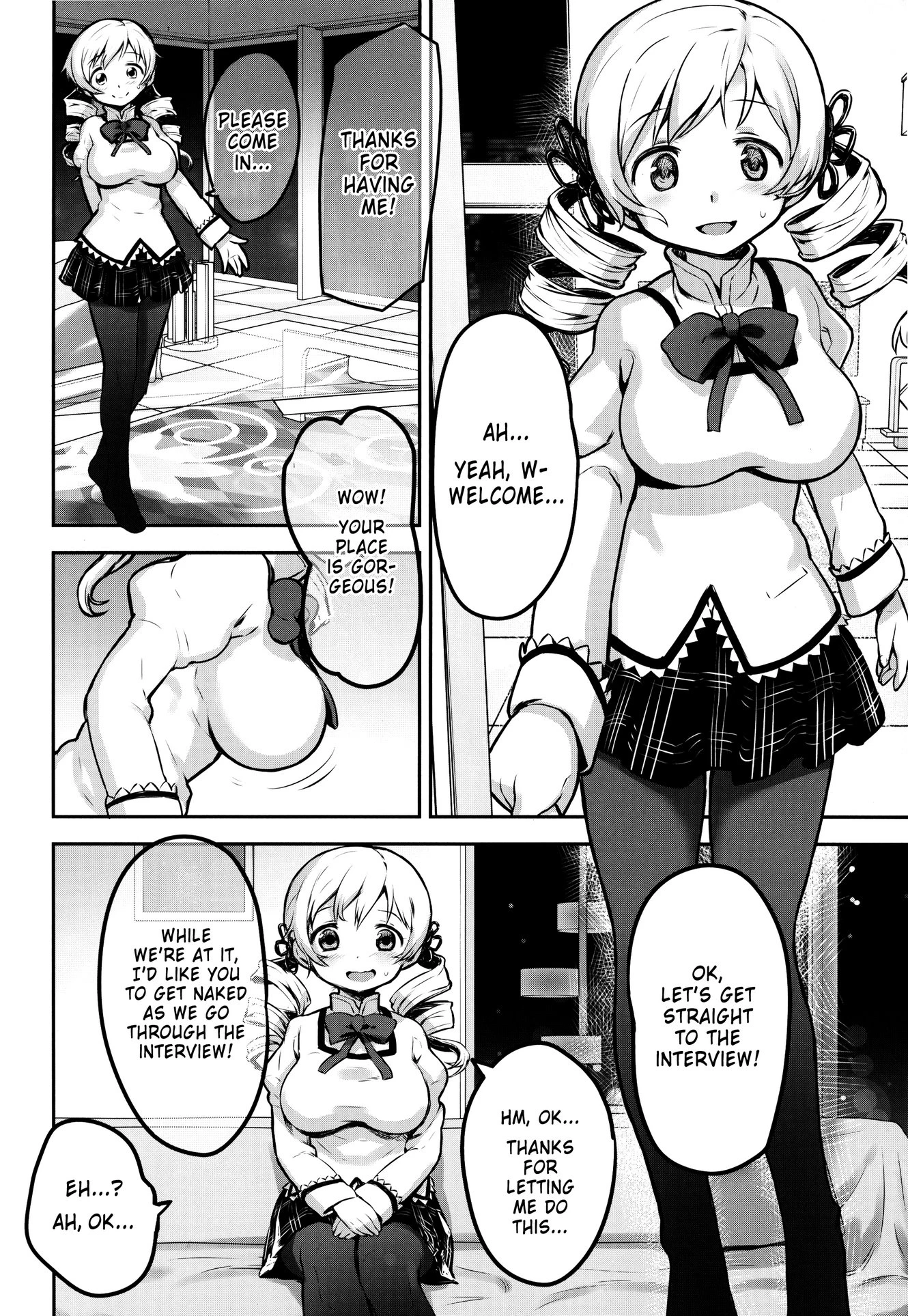 Kinky Porn Movie Debut of Mami Tomoe, 3rd year in Mitakihara Private Middle School porn comic picture 5