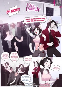 Kiss and makeup porn comic picture 1