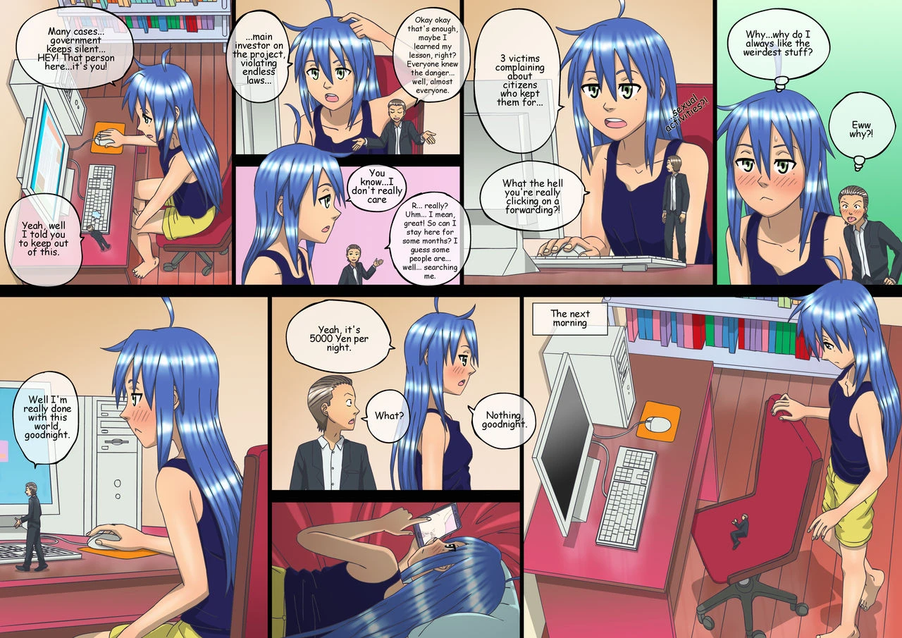 Konata anal vore porn comic picture 1