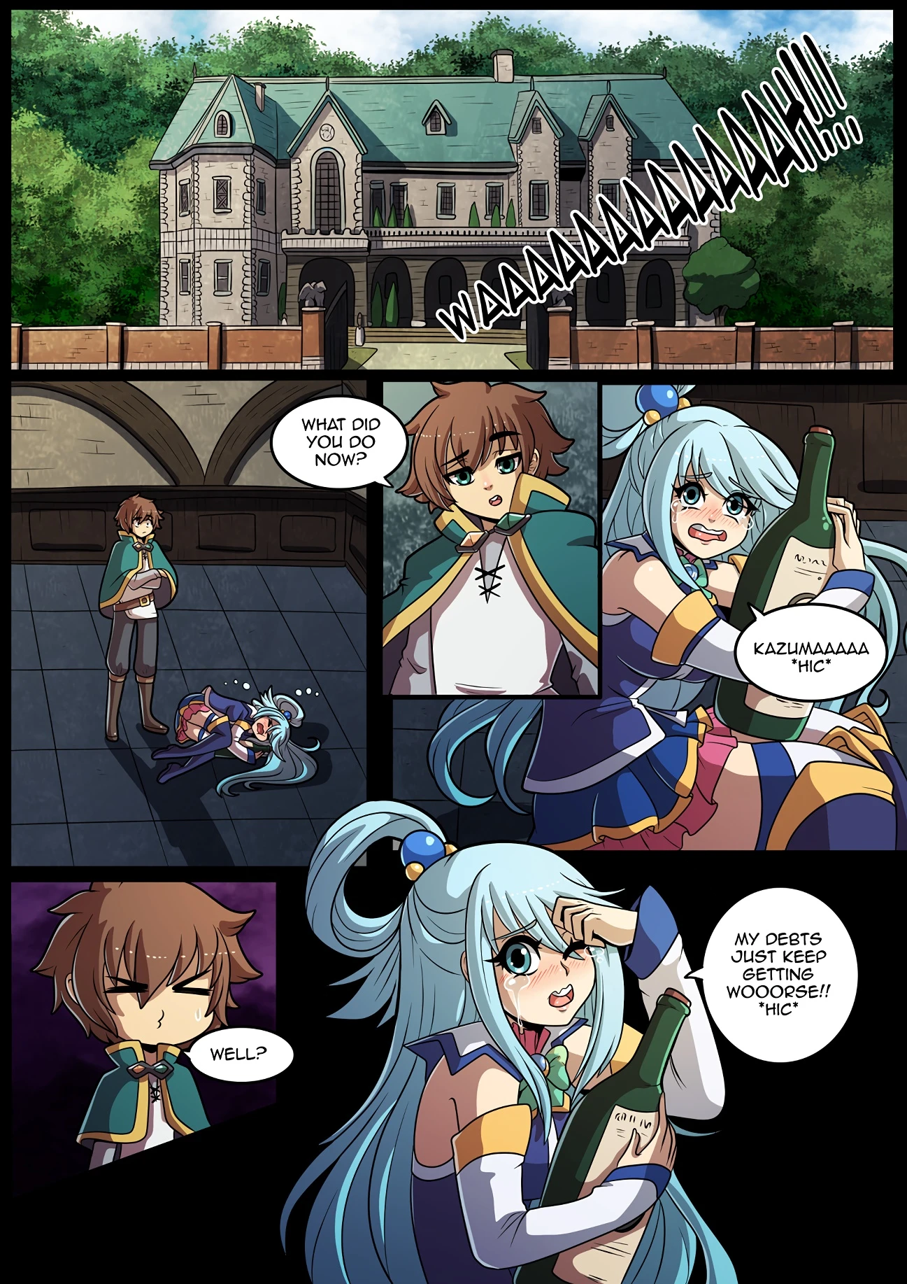 Konosubass - Aqua Quest! porn comic picture 3