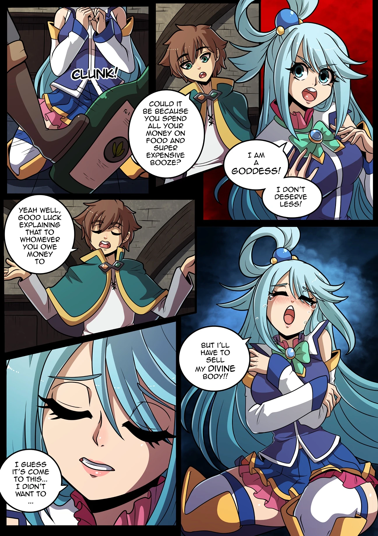 Konosubass - Aqua Quest! porn comic picture 4