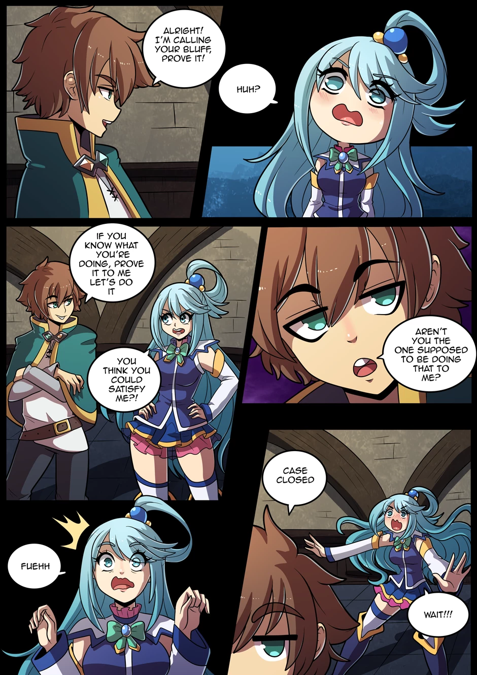Konosubass - Aqua Quest! porn comic picture 6