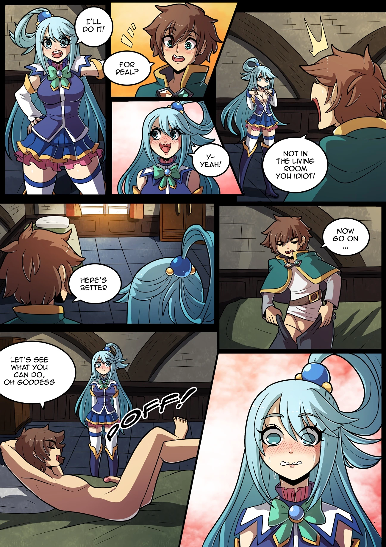 Konosubass - Aqua Quest! porn comic picture 7