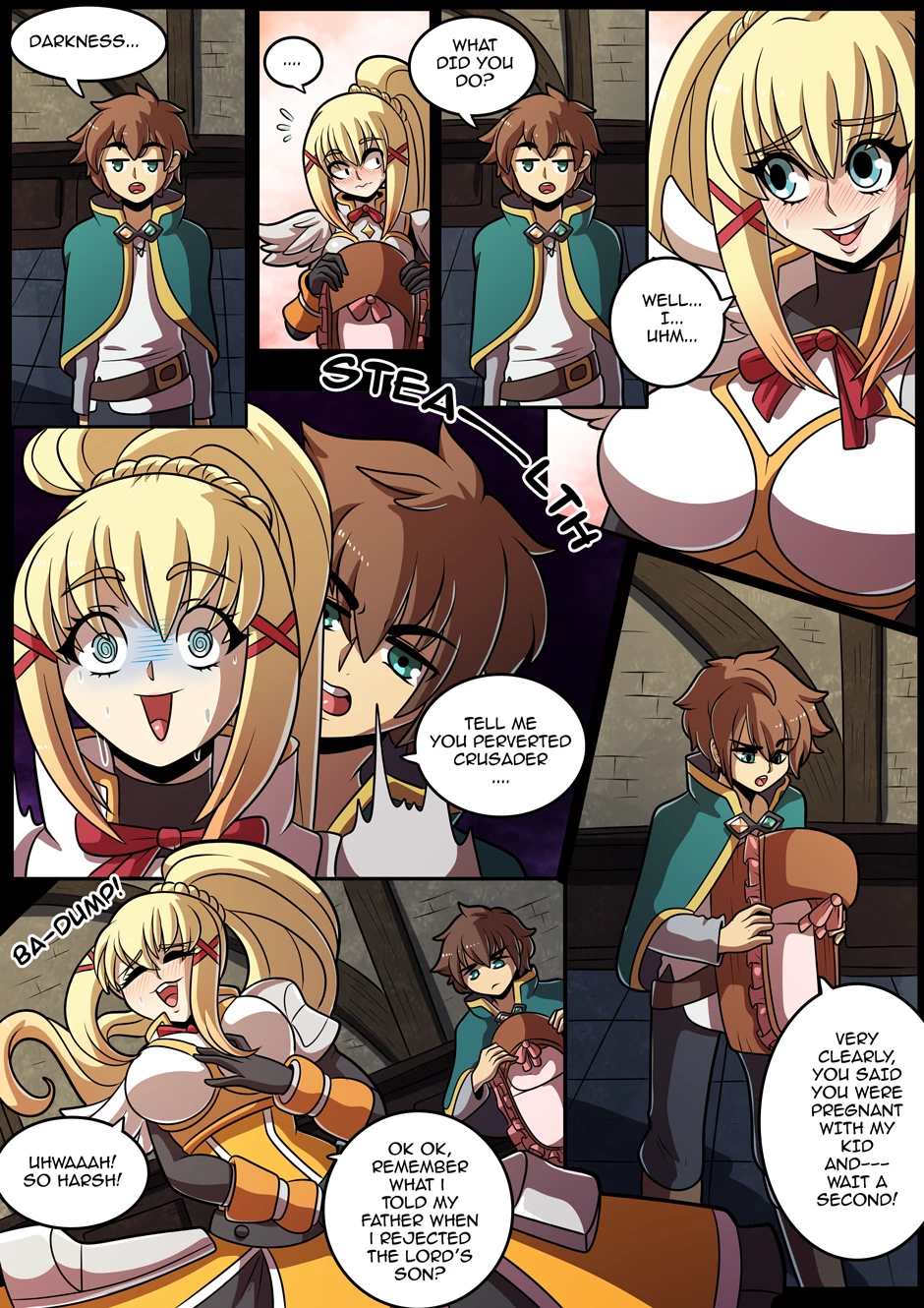 Konosubass - Darkness Quest! porn comic picture 4