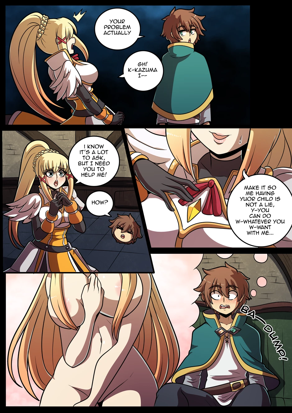 Konosubass - Darkness Quest! porn comic picture 6