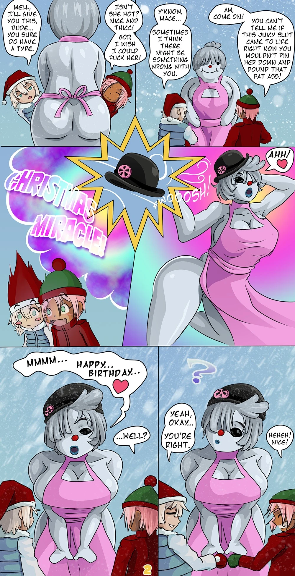 Krystal Frosty's Winter Wonderland porn comic picture 2