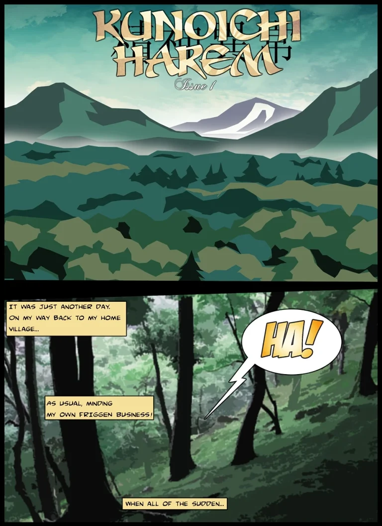 Kunoichi Harem porn comic picture 2