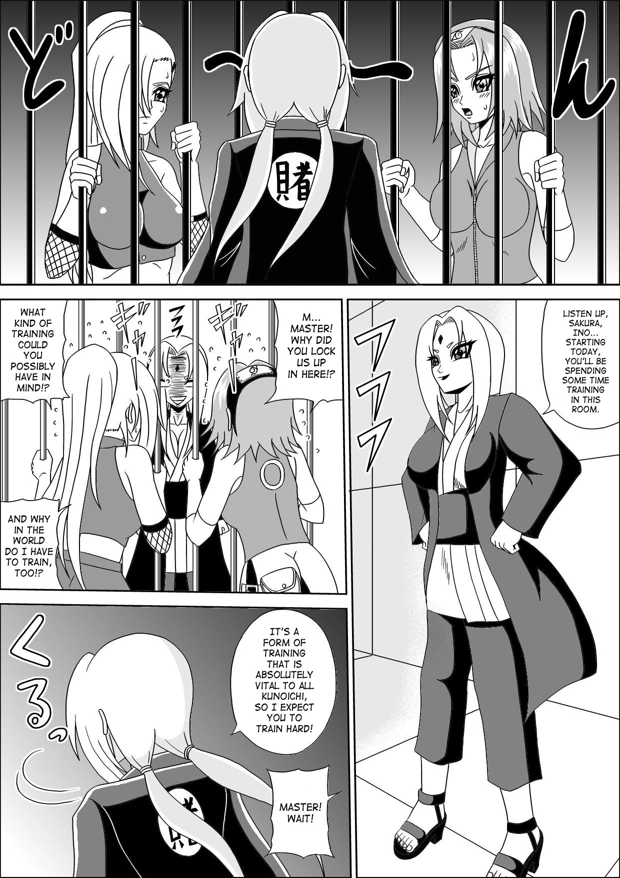 Kunoichi Ryoujoku Tane Tsuki Shugyou | Kunoichi Disgrace Impregnation Training porn comic picture 4