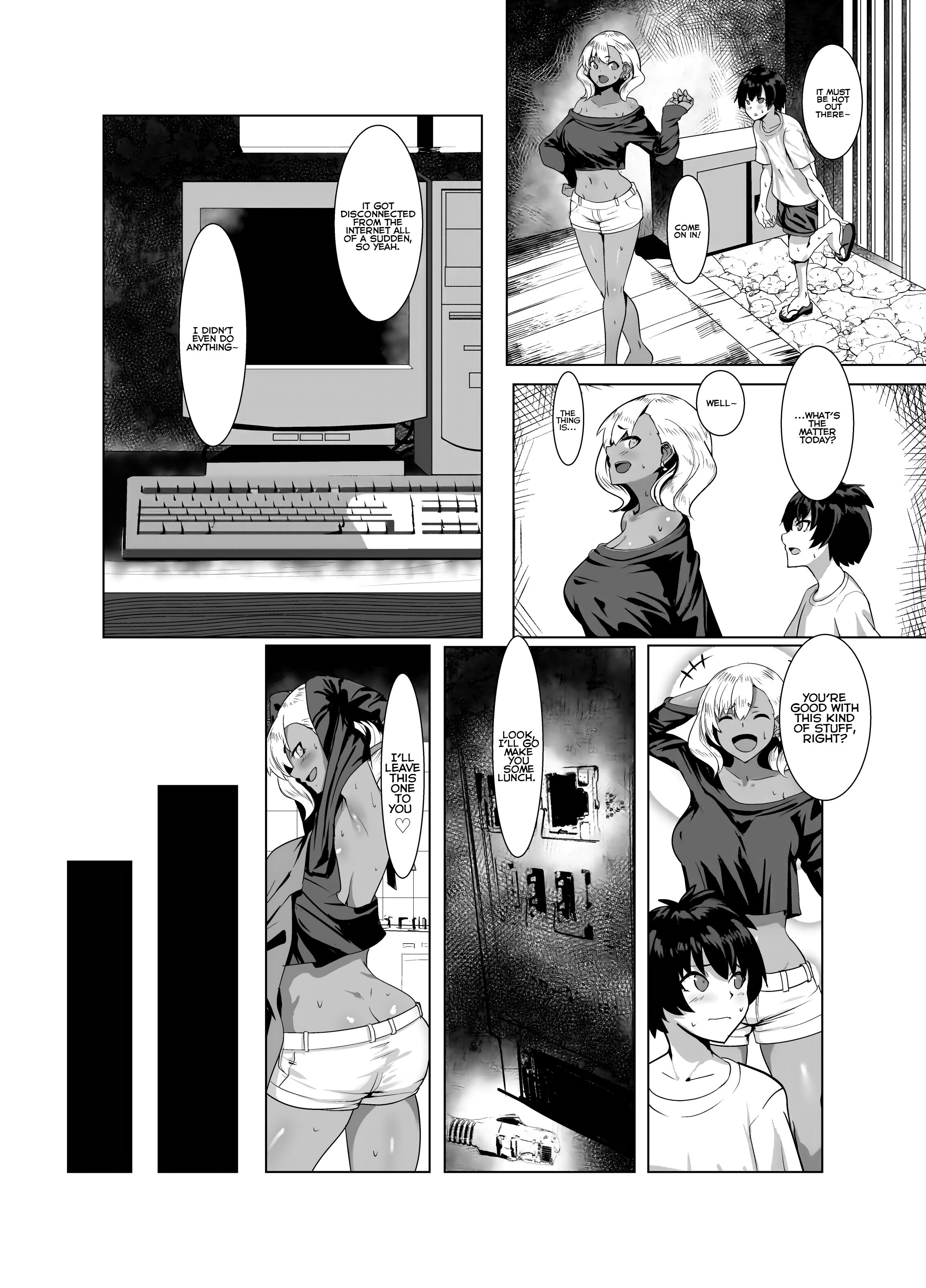 Kuro Gal Hitozuma to Natsuyasumi porn comic picture 3